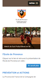 Mobile Screenshot of ecoleprovence.fr